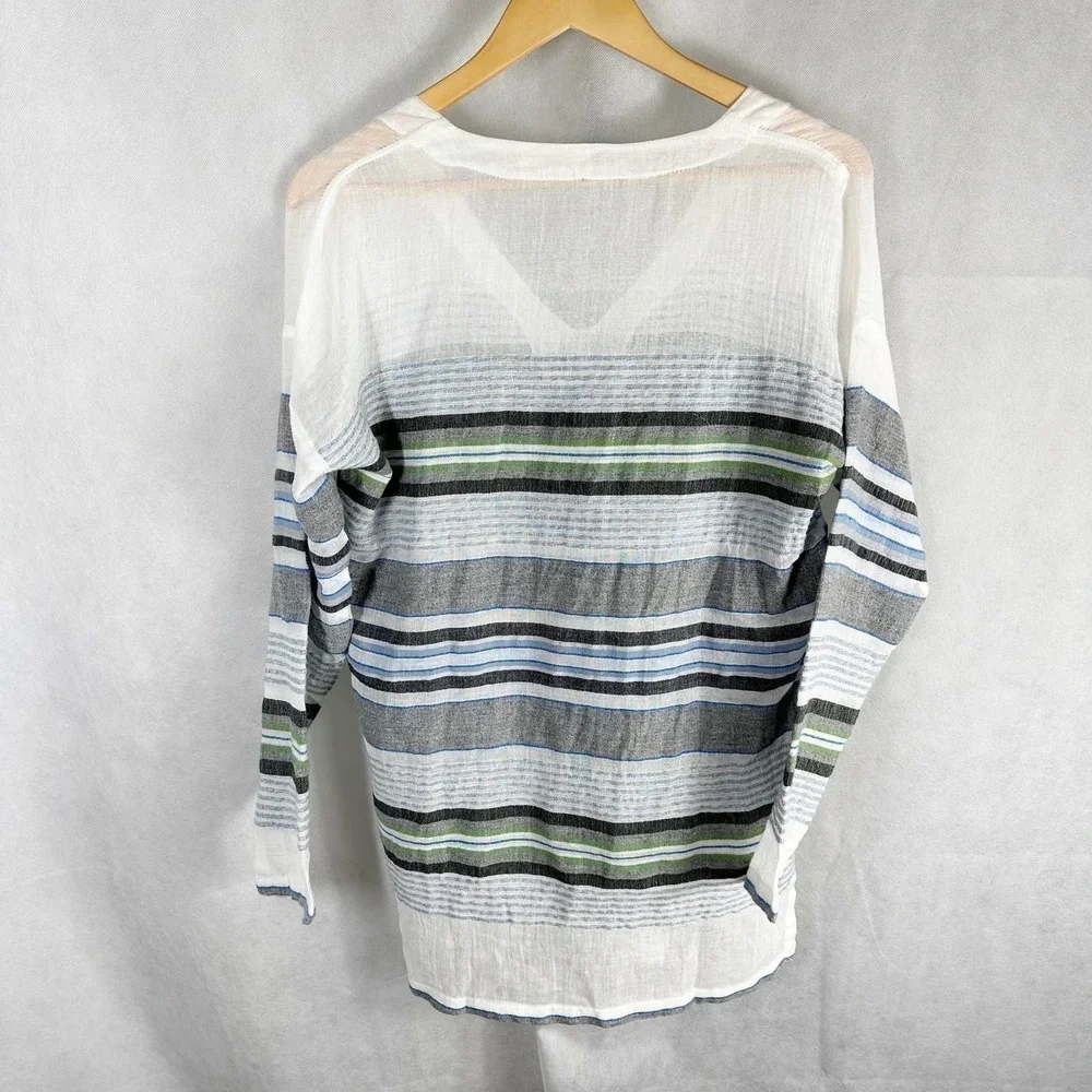 Lemlem V Neck Tunic Top Size XS Coverup